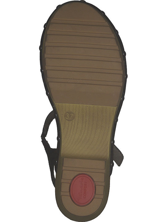 Leder Sandalen Schwarz