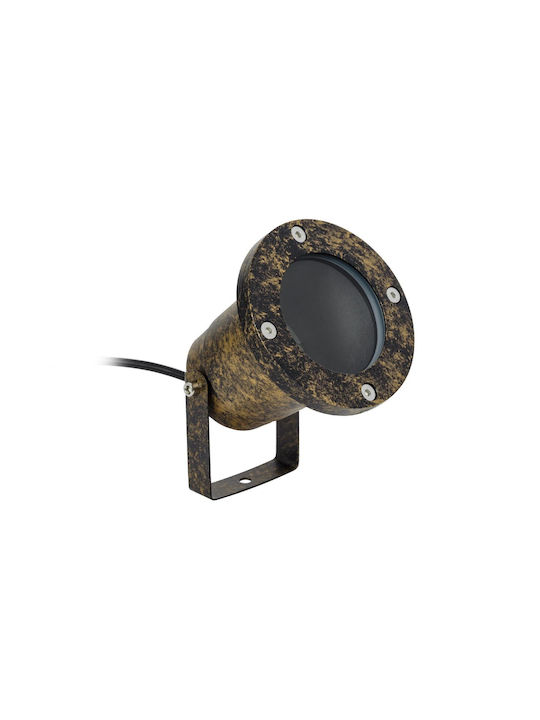 kelvo Lamp Projector Outdoor IP65 for Socket GU10 Gold