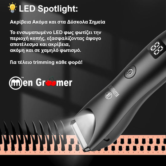 Men Groomer Pro Foil Ξυριστική Μηχανή Σώματος / Προσώπου Επαναφορτιζόμενη