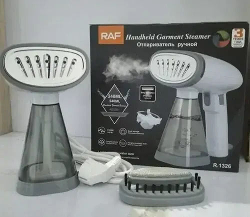 Raf Garment Steamer Hand 1100W with Tank 240ml Blue