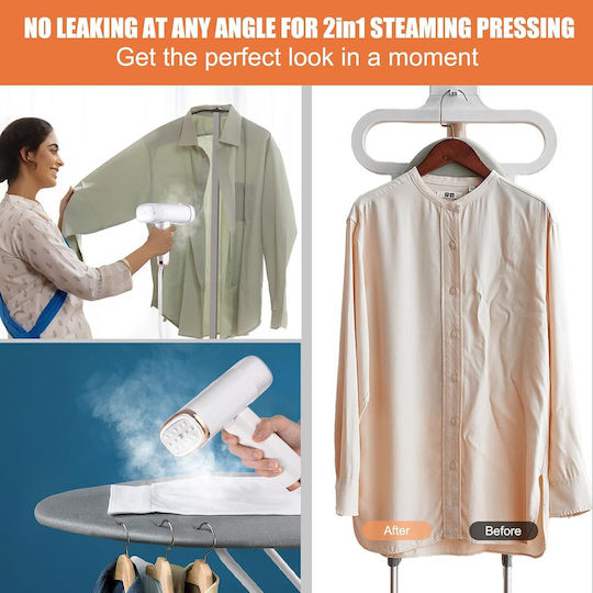 Garment Steamer Hand 1000W with Tank 120ml White