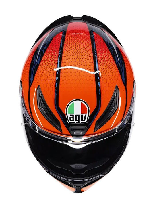 AGV K1 S Speedarmor Black / Orange / Blue Κράνος Μηχανής Full Face ECE 22.06 1500gr