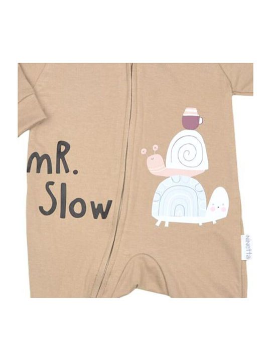 Ninetta Bebe Baby-Strampler Schokolade Ninetta Bebe Baby-Strampler Schokolade