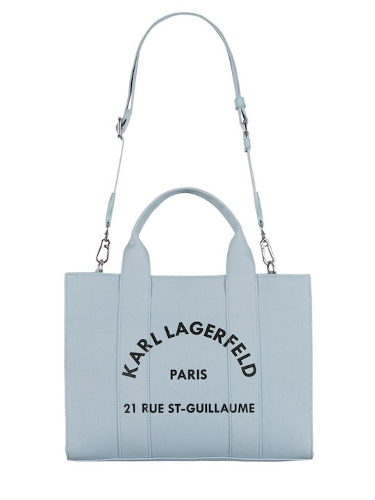 Rsg Square Women's Bag Tote Handbag Light Blue