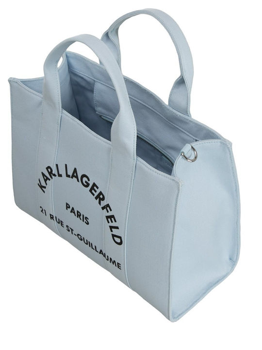 Rsg Square Women's Bag Tote Handbag Light Blue