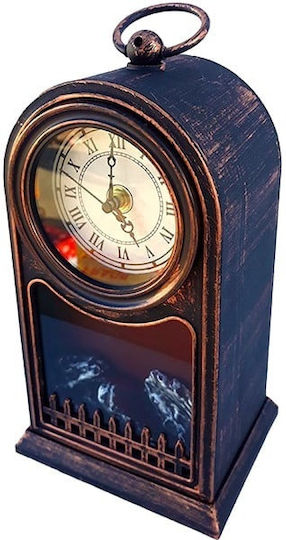 Velve Dekorative Lampe Kamin Braun