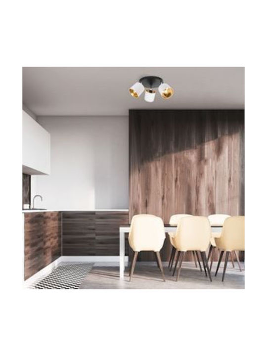Light Home Σποτ με 15 Φώτα και με Ντουί E27 σε Λευκό Χρώμα