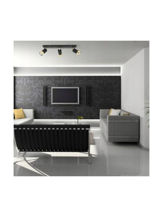 Light Home Спот с 11 Светлини в Черен Цвят