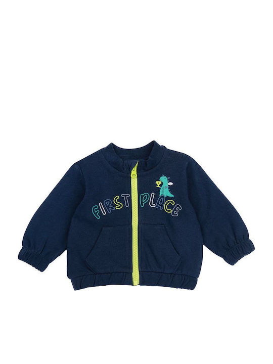 Kids Tracksuit Set With Navy Blue Jacket