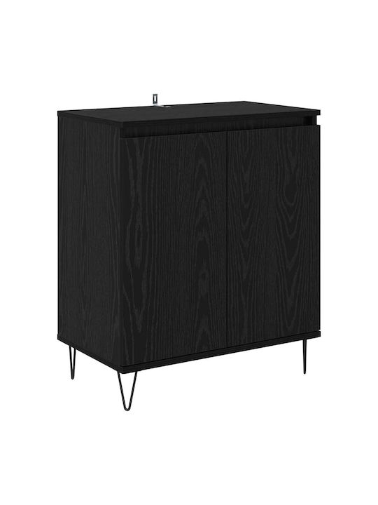 Sideboard Wooden Black Beech 60x35x70cm