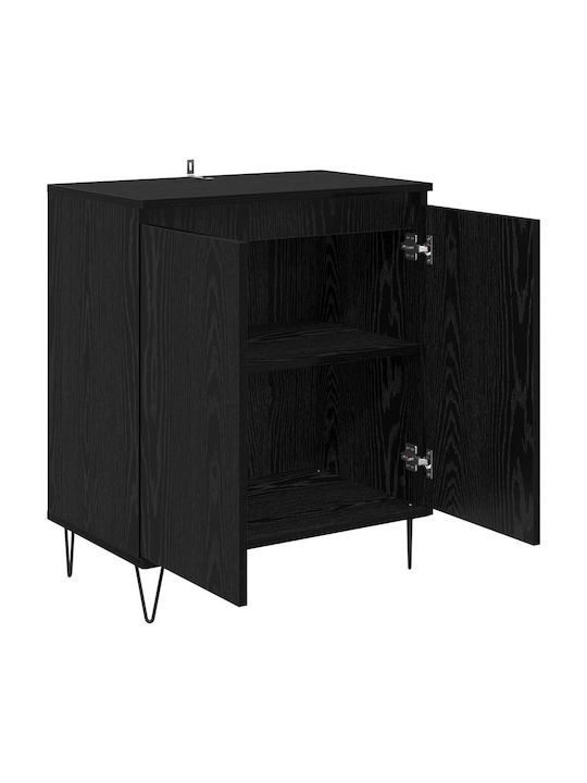 Sideboard Wooden Black Beech 60x35x70cm
