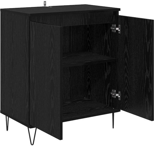 Sideboard Wooden Black Beech 60x35x70cm