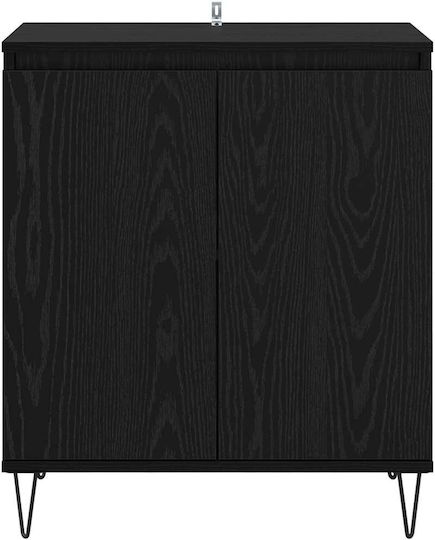 Sideboard Wooden Black Beech 60x35x70cm
