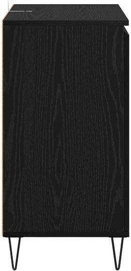 Sideboard Wooden Black Beech 60x35x70cm