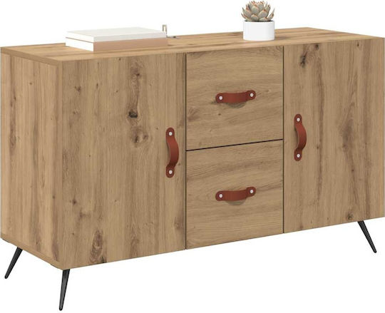 Μπουφές από Ξύλο & Μέταλλο Oak 100x36x60cm