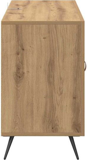 Μπουφές από Ξύλο & Μέταλλο Oak 100x36x60cm