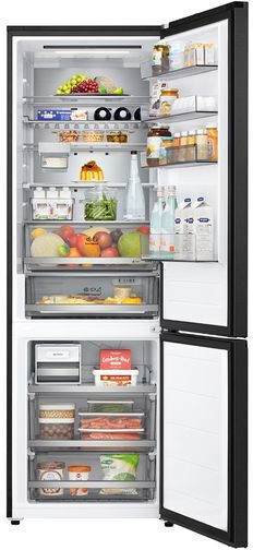 LG Ψυγειοκαταψύκτης 465lt Total NoFrost Υ203xΠ69.7xΒ70.4εκ. Μαύρος GBBW726DEV