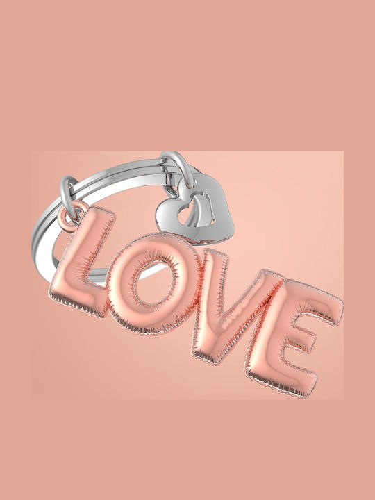 Breloc Love Balloon Letters Rose Gold Mtm310-01