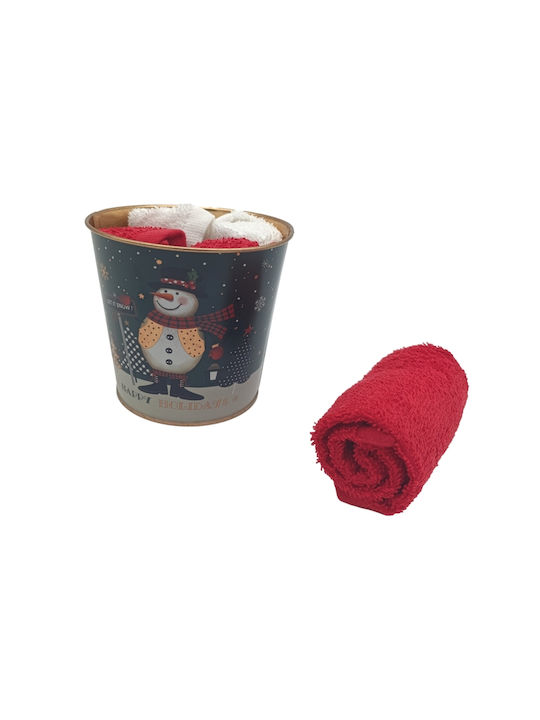 Weihnachtliches Tischgeschirr & Weihnachtlicher Schmuck Ilis Home 23995 Schneemann Fleckabweisendes Set aus 5 Stück