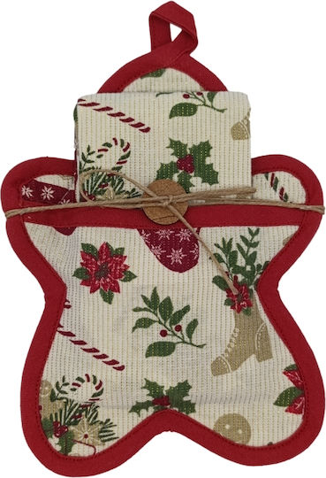 Ilis Home Christmas Towel Red