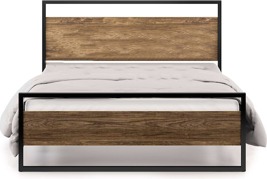 Liberty Lux Einzelbett für Matratze 90x200cm Black Liberty Lux Einzelbett für Matratze 90x200cm Black