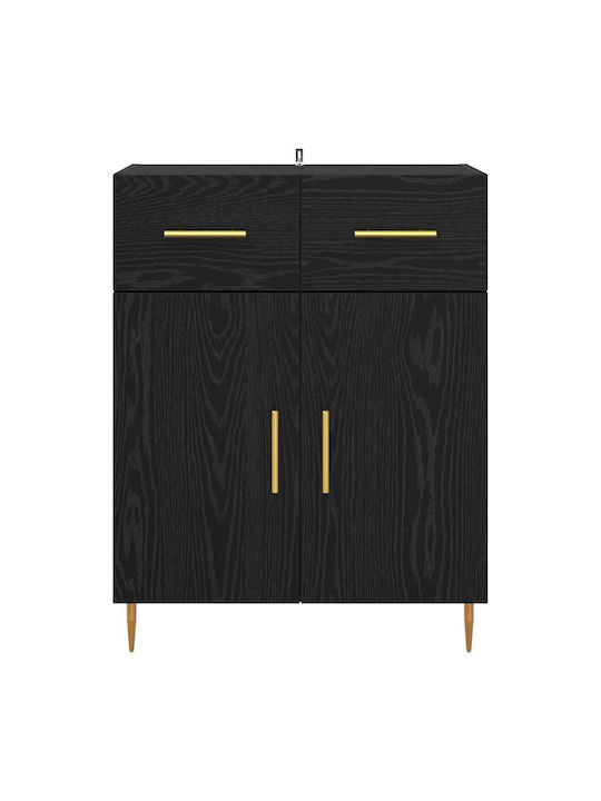 Μπουφές mit Schubladen Black Beech 69.5x34x90cm