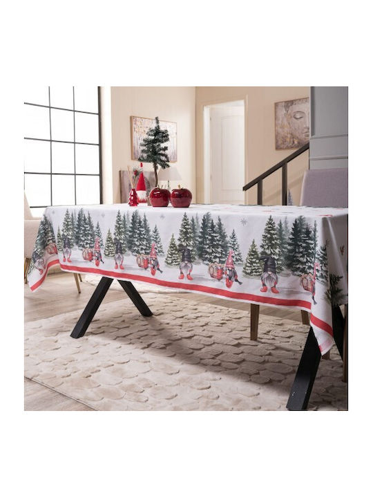 Teoran Weihnachtlich Tischtuch Stoff L140xB140cm.