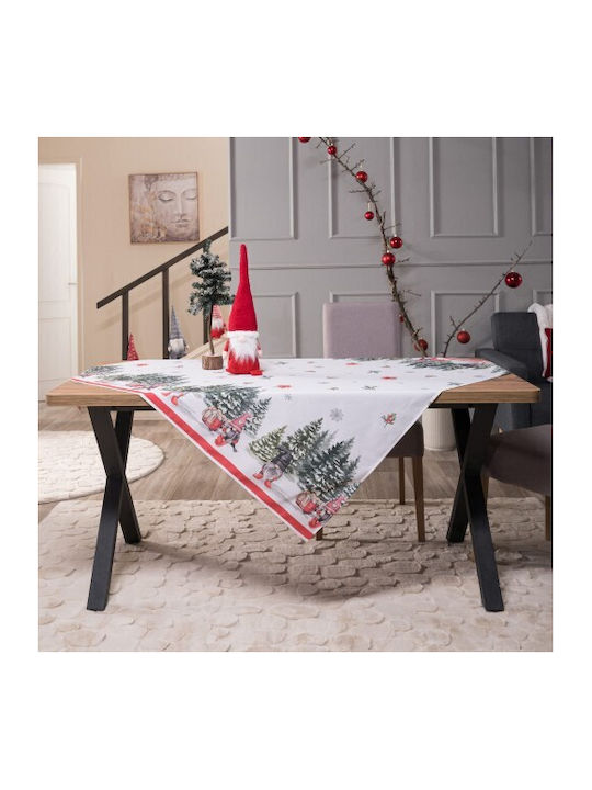 Teoran Weihnachtlich Tischtuch Stoff L140xB140cm.