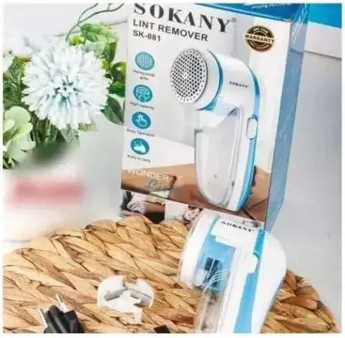 Sokany Rechargeable Fabric Shaver White