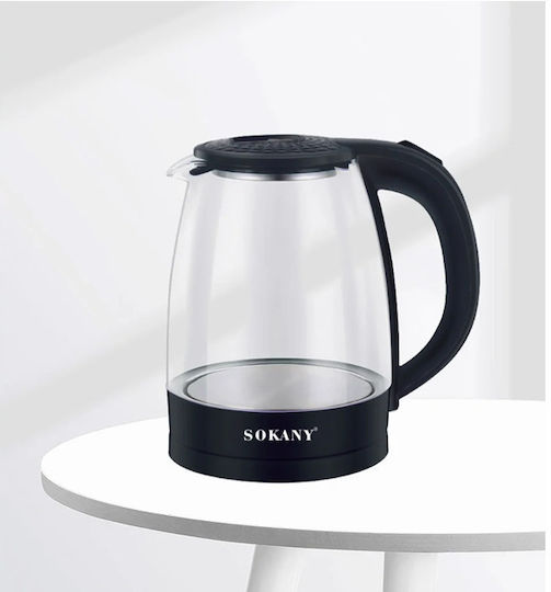 Sokany Kettle 2lt 1500W Black