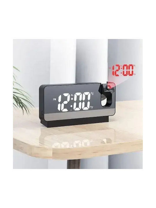 ForHome Tabletop Digital LED Clock with Alarm Multicolour GB-23406
