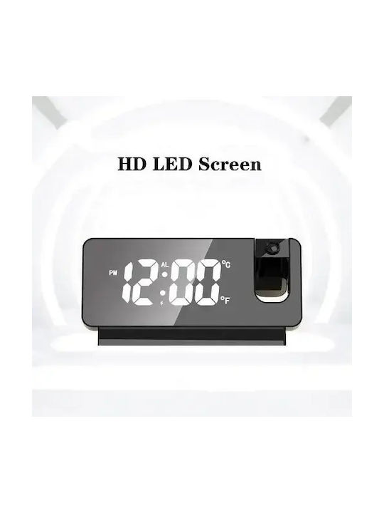 ForHome Tabletop Digital LED Clock with Alarm Multicolour GB-23406