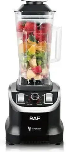 Raf Blender With Plastic Jug 2 Lt 1800W Black R-2828