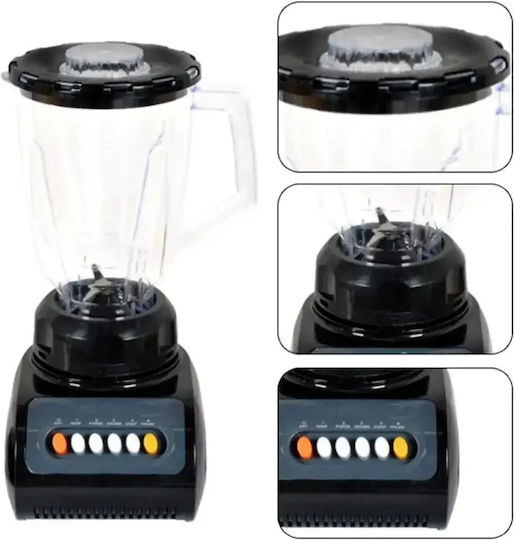 Andowl Μπλέντερ με Πλαστική Κανάτα 1.5 lt 600W Μαύρο Q-PB1
