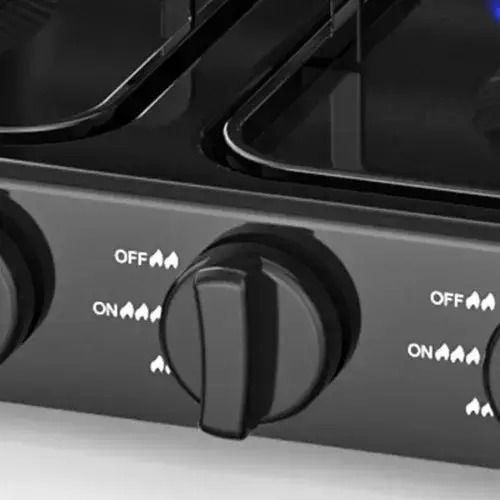 Hoomei Countertop Burner Flüssiggas with 4 Burners Schwarz