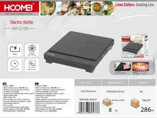 Hoomei HM-5210A Countertop Burner Keramik Single Schwarz