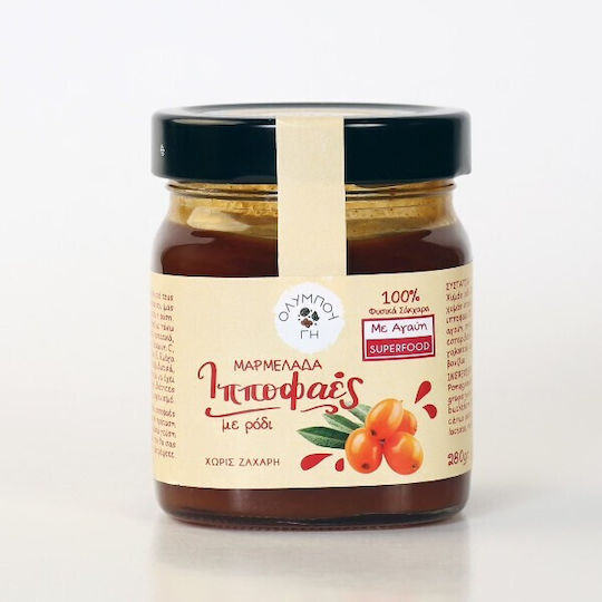 Gem de Hippophae / Rodii de rodie / Struguri / Vanilie cu Agave 290gr