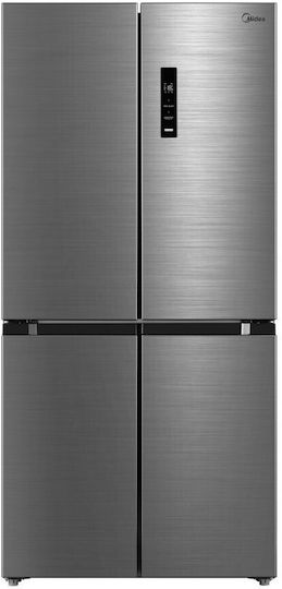 Midea Fridge-Freezer 435lt NoFrost H188xW70xD66.6cm Inox MDRB593FGE46