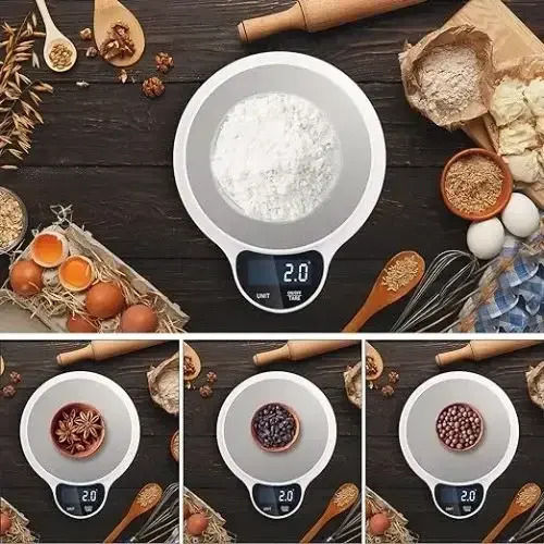 Andowl Ψηφιακή Ζυγαριά Κουζίνας έως 3kg Λευκή
