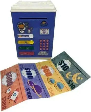 Elektronische Kinderspardose mit Sicherheitscode Lila 778a-2