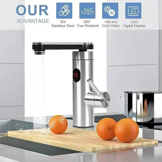 An der Wand montiert Sofortiger Wassererhitzer Badezimmer / Küche 3.3kW
