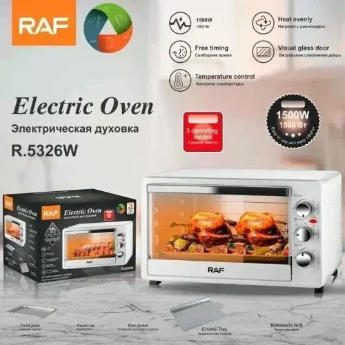 Raf Elektrischer Ofen 40Es Ohne Brenner Weiß