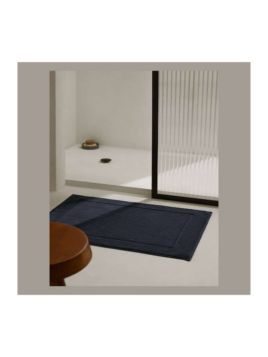 Astron Italy Badematte Baumwolle Rechteckig 716 Schwarz 50x70cm