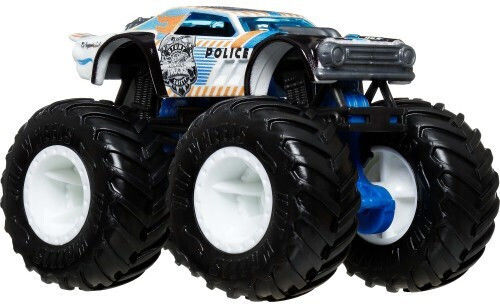 Hot Wheels Количка Нощен Работник Мащаб 1:64 Monster Truck За 4+ Години
