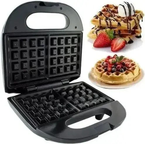 Sokany Bestron Waffeleisen Für Quadratische Waffeln 2 Anzahlen Der Waffeln