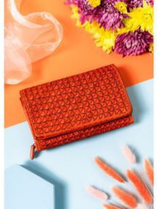 Large Leather Women's Wallet Red