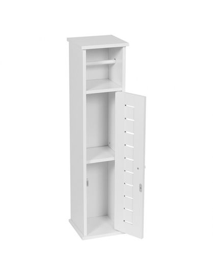 Atmosphera 9912762 Στήλη Μπάνιου Δαπέδου 18x18x76cm Λευκή