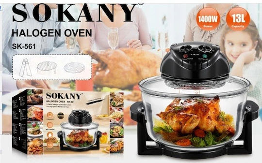 Sokany Sk-561 Black Air Halogen Oven Cooker