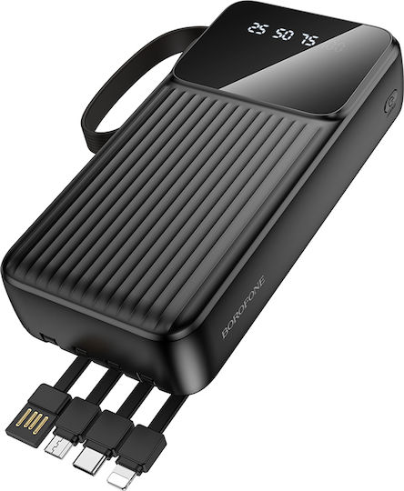 Borofone BJ76A Baterie Externă MagSafe 20000mAh 15W Power Delivery / Quick Charge Neagră