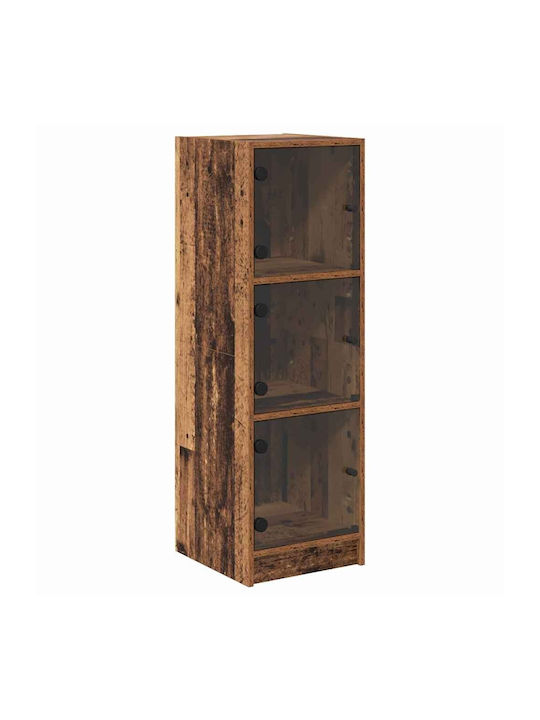 Висулка Витрина за хол от ПДЧ със Стъкло Old Wood 35x37x109см